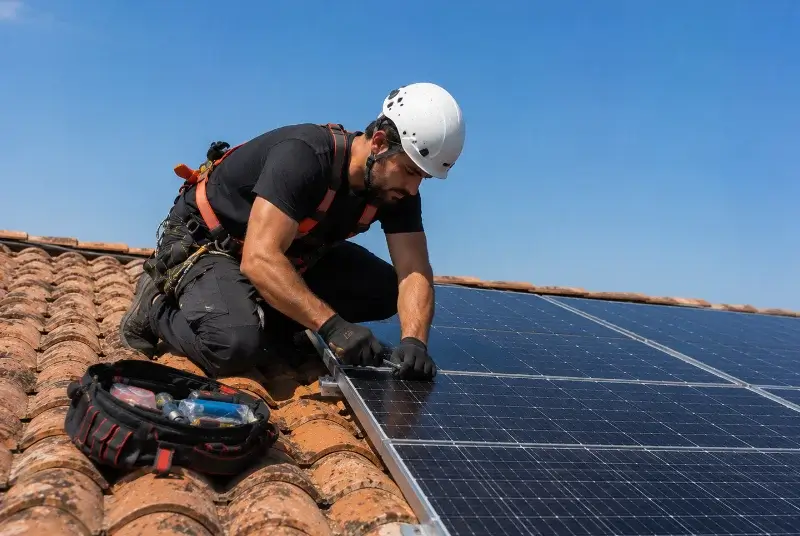Maintenance et monitoring de panneaux solaires à Restinclières